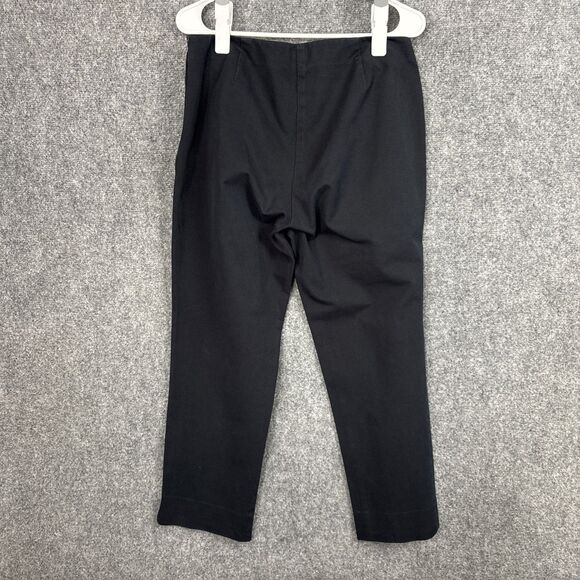 Lafayette 148 Pants Womens Size 10 Black Capsule Staple Crop - Picture 2 of 11